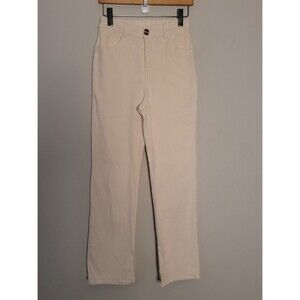 Emory Park Ivory Big Whale Corduroy Straight Leg Jeans Sz S